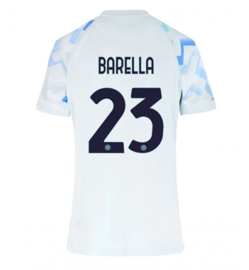 Inter Milan Nicolo Barella #23 Bortedrakt Dame 2025-26 Korte ermer Inter Milan Nicolo Barella #23 Bortedrakt Dame 2025-26 Korte ermer